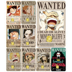 Autocollants de carte bancaire Luffy/Zoro épaissis avec gommage cristal personnalisés
