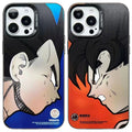 Coque de téléphone Goku/Vegeta iPhone Tendance Exquise Silicone Antichoc