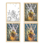 Agatsuma Zenitsu Tableau lumineux Ambiance Effets d'éclairage sympas