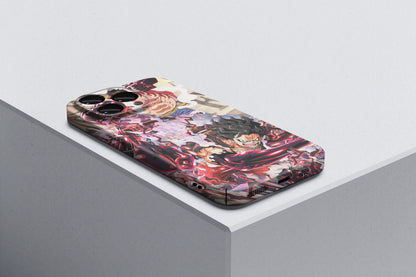 Luffy's Gear 4th Bounceman & Snakeman | One Piece 3D Printed Anime Phone Case