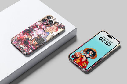 Luffy's Gear 4th Bounceman & Snakeman | One Piece 3D Printed Anime Phone Case