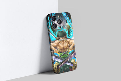 Zoro Nine Sword Style Asura Awakened | One Piece 3D Printed Anime Phone Case