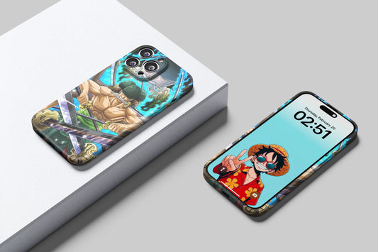 Zoro Nine Sword Style Asura Awakened | One Piece 3D Printed Anime Phone Case