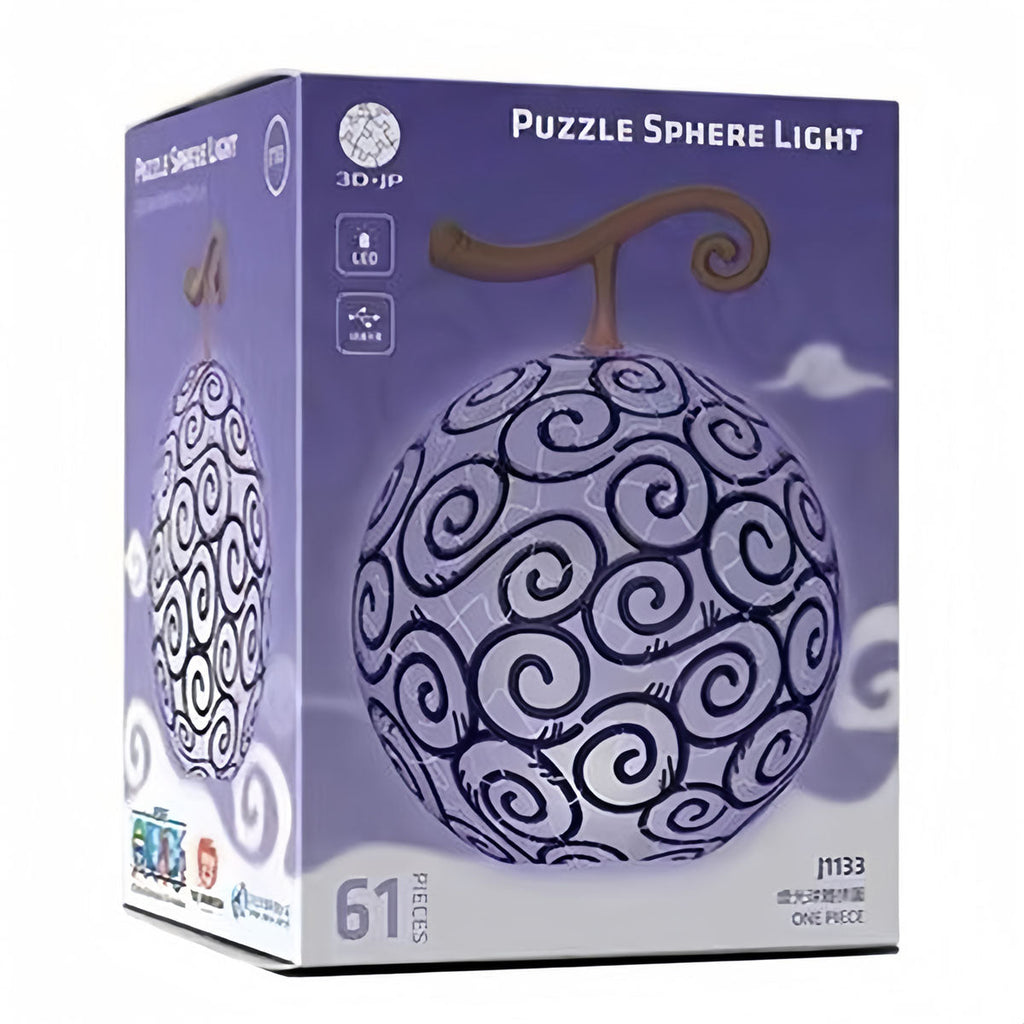 Décoration de puzzle lumineux Luffy Fruit Décoration de puzzle Décoration de table