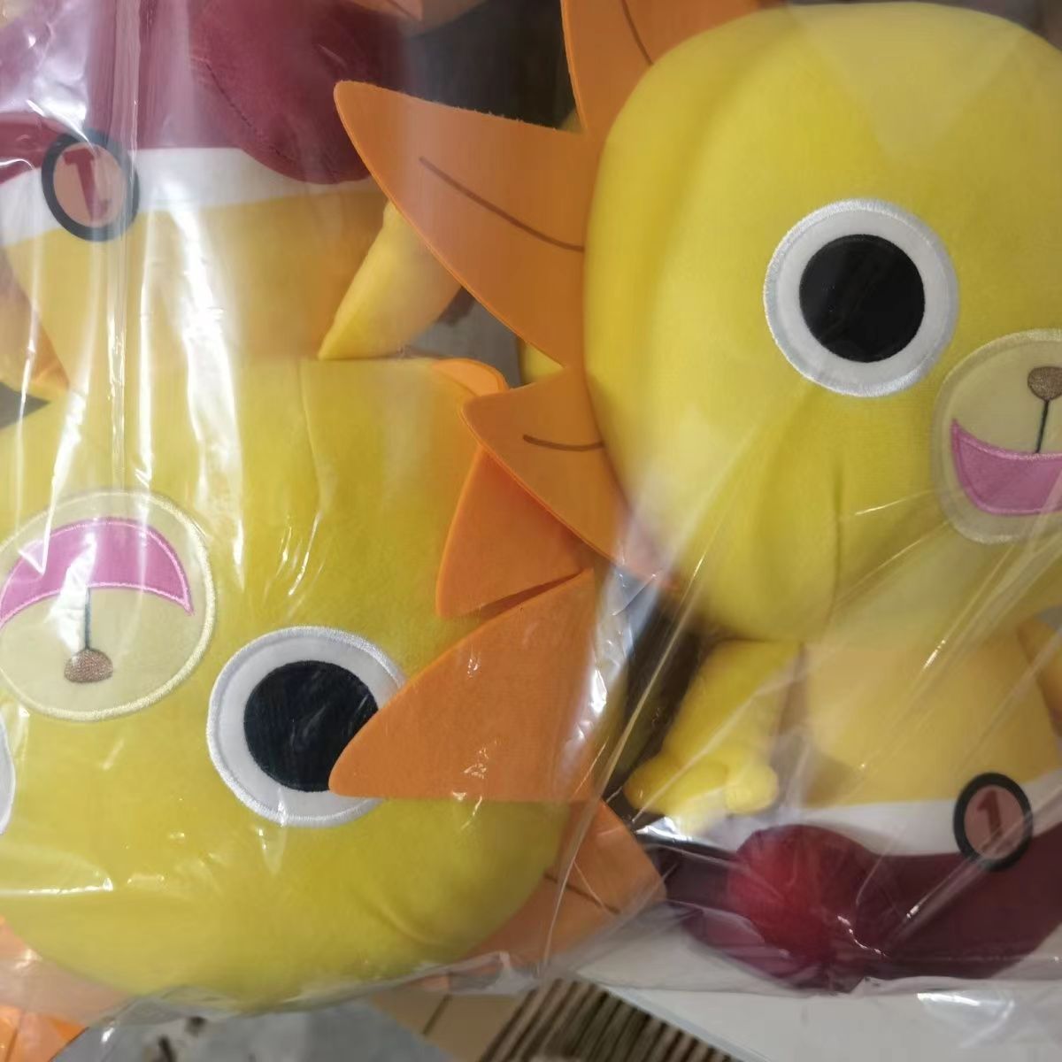 Luffy/Sunny modélisation de jolies poupées en peluche de dessins animés