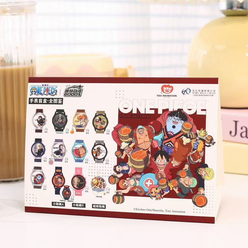 Luffy/Zoro/Sanji Mystery Watch Blind Box Super Rare Hidden Edition & Collectible Card Otaku Must-Have