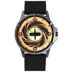 Naruto Itachi Montre à quartz rotative, Mode Ermite des Six Chemins Sharingan Montre-bracelet Anime