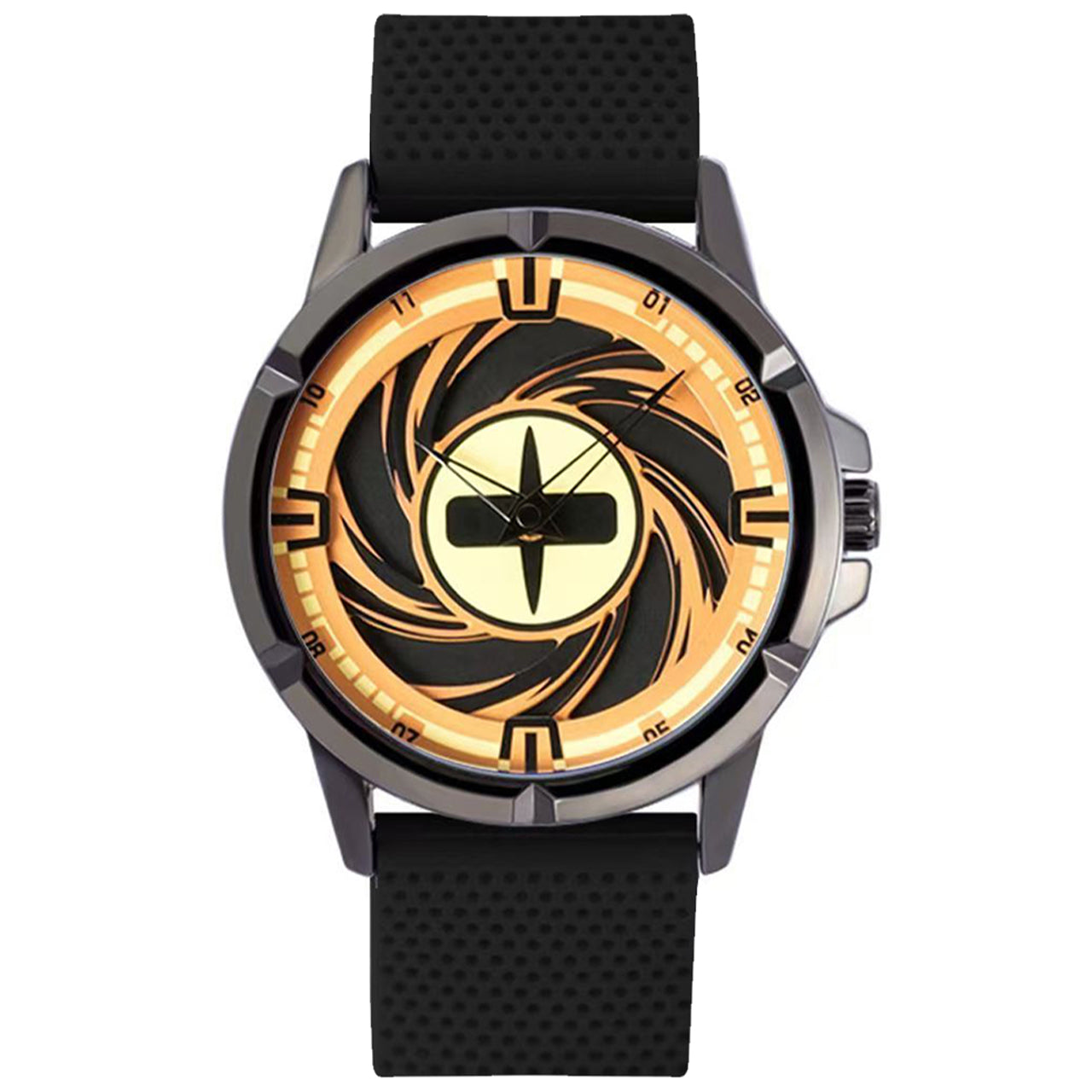 Naruto Itachi Montre à quartz rotative, Mode Ermite des Six Chemins Sharingan Montre-bracelet Anime