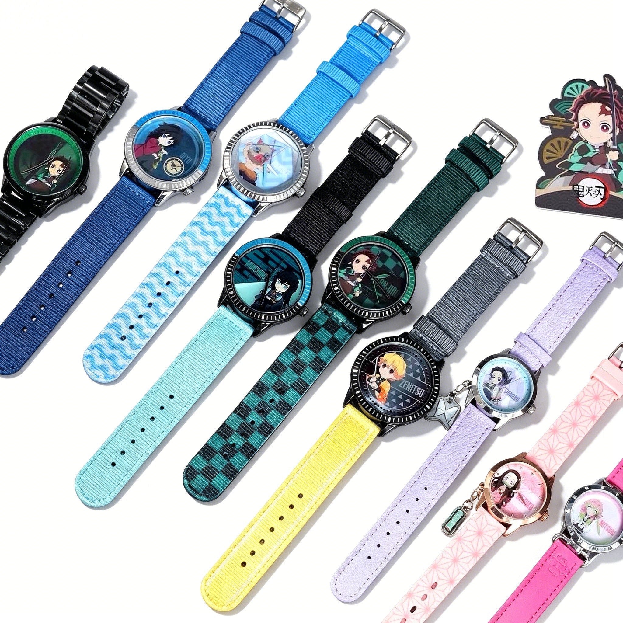 Tanjirou/Nezuko Wristwatch Blind Box - 9 Styles Anime Collectible Watch Mystery Box for Fans