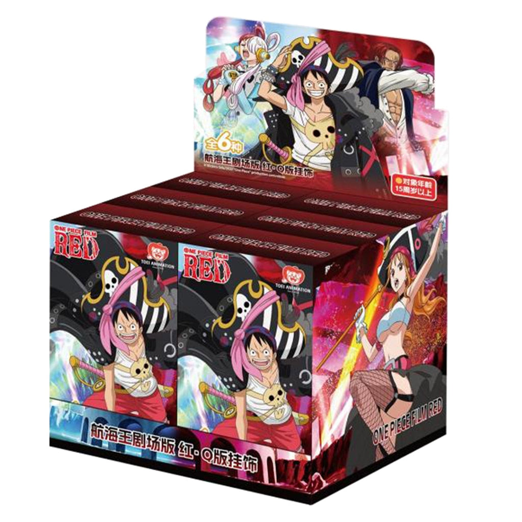 Porte-clés ONE PIECE – Boîte Mystère – Film Red Équipage du Chapeau de Paille Figurines Porte-clés Anime