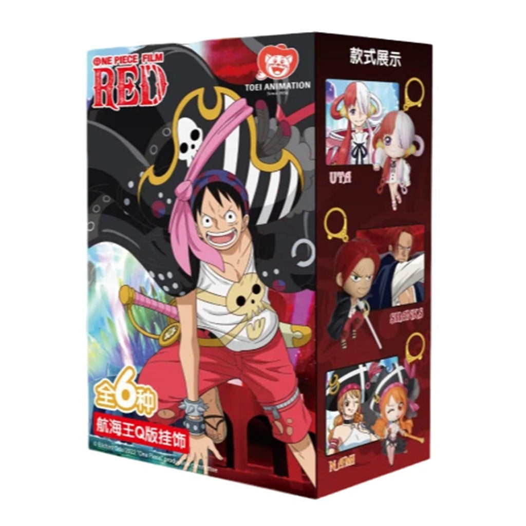 Porte-clés ONE PIECE – Boîte Mystère – Film Red Équipage du Chapeau de Paille Figurines Porte-clés Anime
