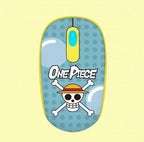 One Piece Chopper Luffy 2.4G Wireless Mouse, Cute Anime 1200 DPI Optical Computer Mouse for Laptop PC