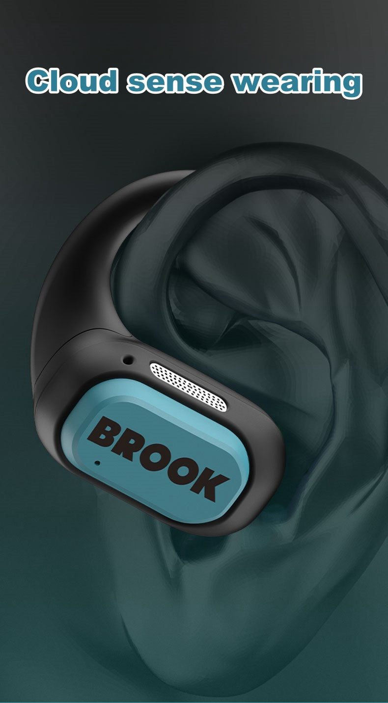Écouteurs sans fil Bluetooth de style ouvert sur le thème Brook - Libérez la mélodie émouvante comme un ruisseau !