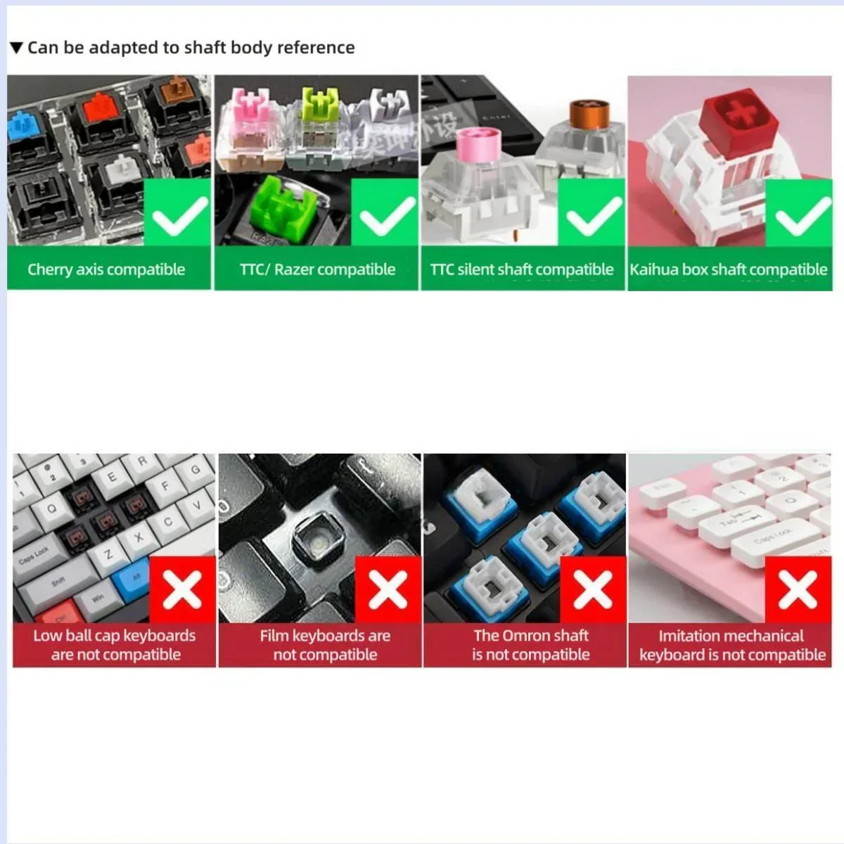 Capuchon de clavier mécanique créatif transparent Nezuko/Tanjirou/Tokitou Muichirou mignon