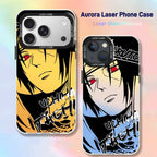 Naruto Sasuke Anime Phone Case, Graffiti Style Multi Character Shockproof Protective Case For iPhone All Models Anti-Scratch Soft TPU Cell Phone Cover