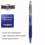 Stylo bille Goku/Vegeta Cool Push - Ressentez la puissance de l'anime en écrivant