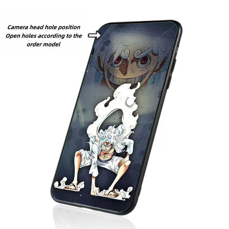 Coque de téléphone Luffy/Zoro/Ace 3D antichoc en silicone pour iPhone