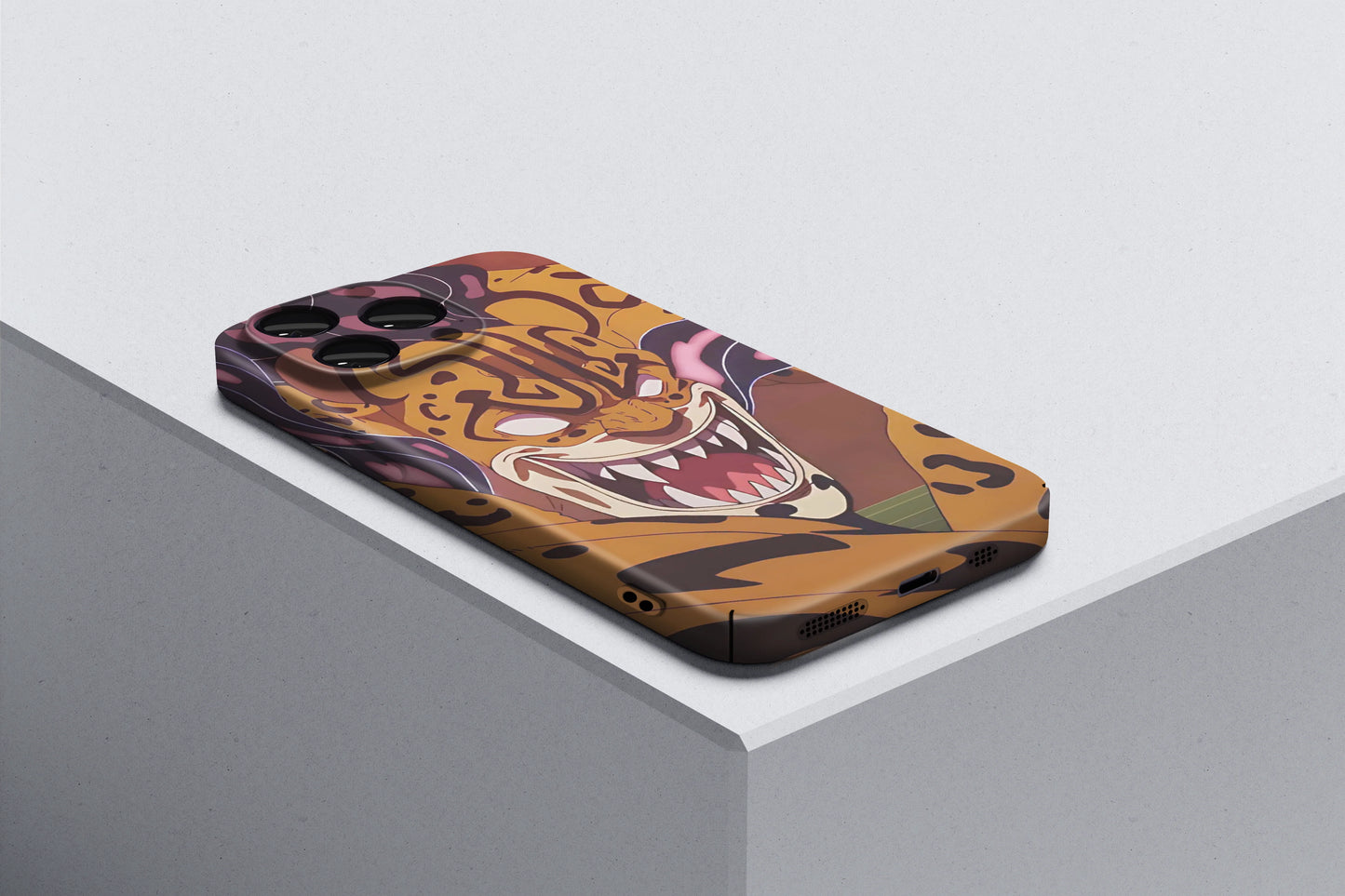 Rob Lucci Predator Assassin | One Piece 3D Printed Anime Phone Case