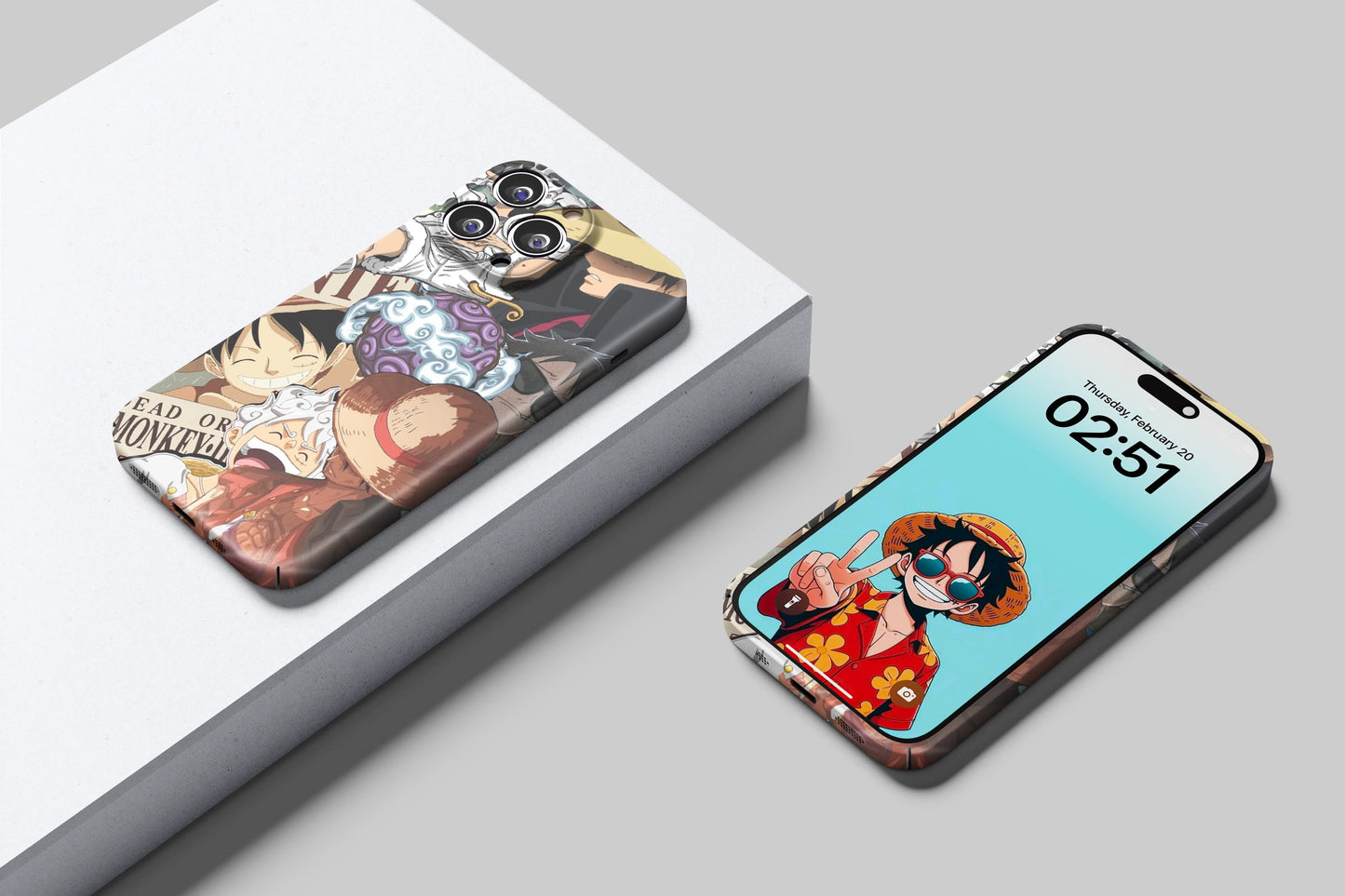 Monkey D Luffy From Rubber To God | One Piece 3D Printed Anime Phone Case