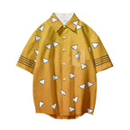 T-shirt Tanjirou/Nezuko, nouveauté été, coupe ample, chemise COS imprimée, tendance jeune décontractée, polyvalente