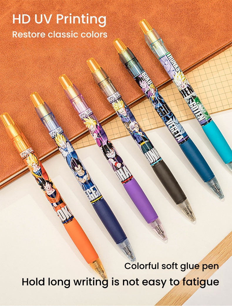 Stylo bille Goku/Vegeta Cool Push - Ressentez la puissance de l'anime en écrivant