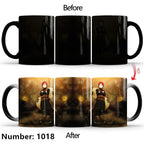 Uzumaki/Sasuke Color-Changing Mug Ceramic Heated Water Gradient Magic Coffee Mug cup