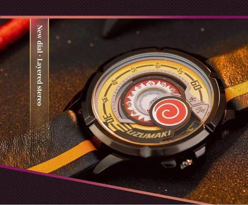 Montre Boruto/Sasuke/Sarada Montre étanche à trois degrés Montre Sharingan