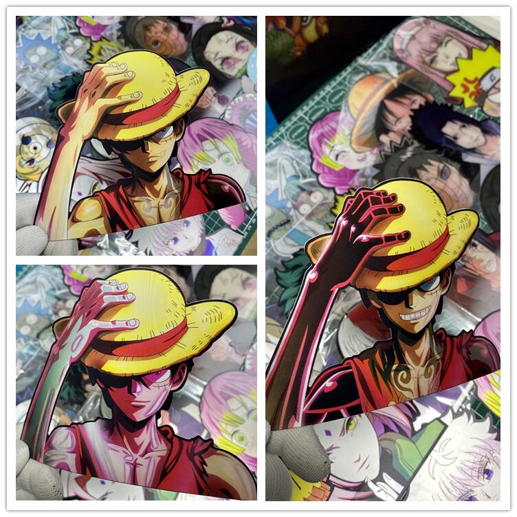 Luffy / Zoro / Nami 3D Gradient Stickers