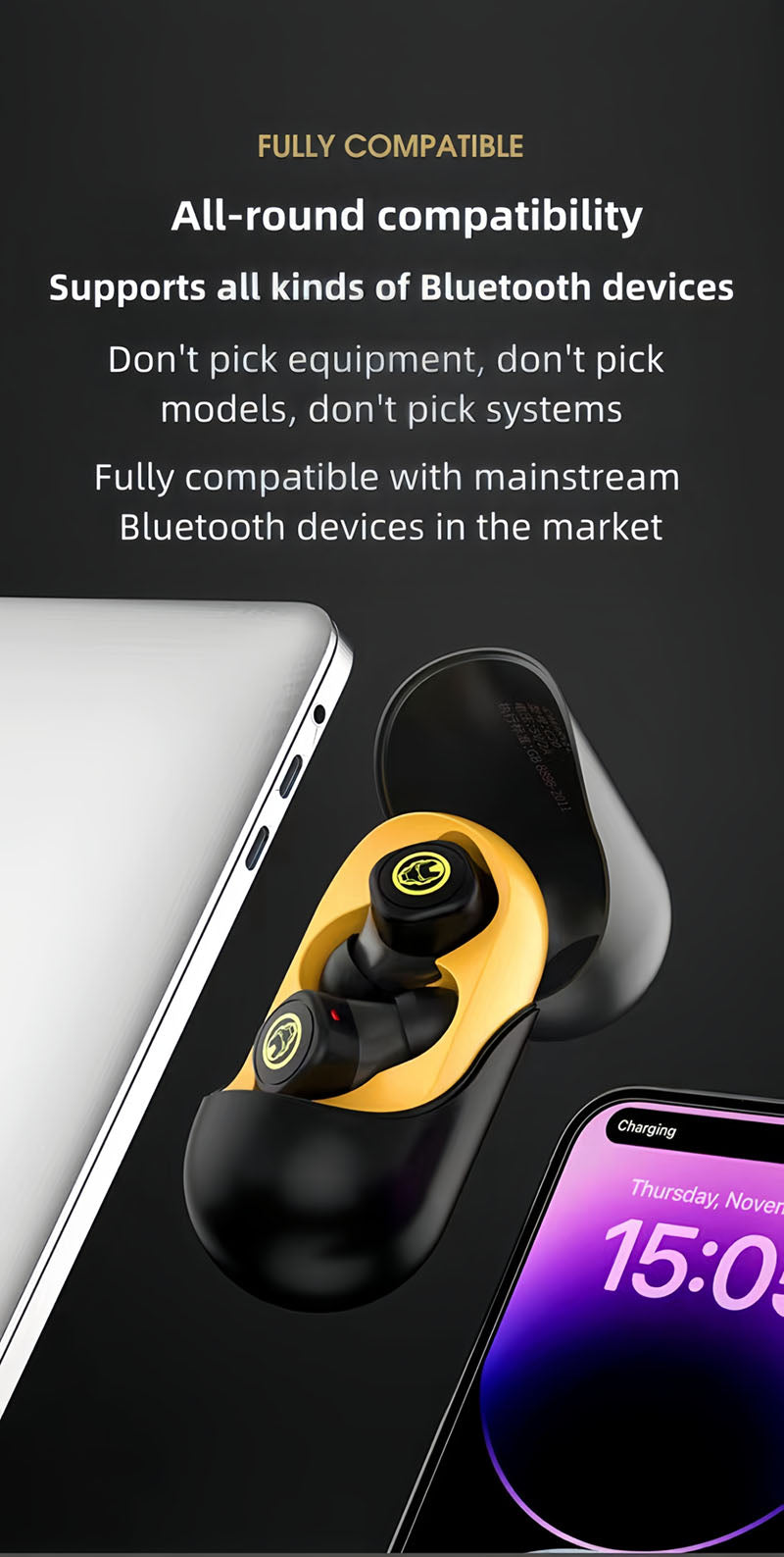 Marvel Iron Man Captain America TWS Earbuds, Avengers Bluetooth 5.3 Wireless Gaming Headphones