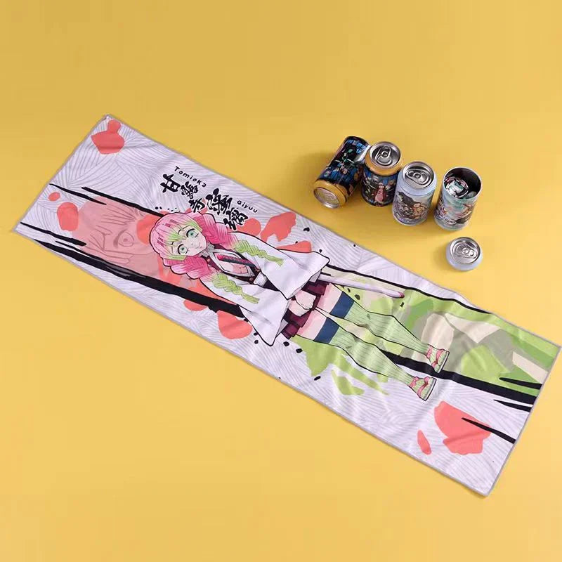 Kamado Tanjirou Serviette Boîte mystère Serviette de sport Serviette rafraîchissante Serviette absorbante Serviette cadeau