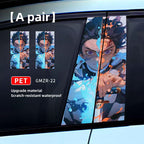 Tanjirou/Nezuko Car Center Pillar Character Decorative Sticker