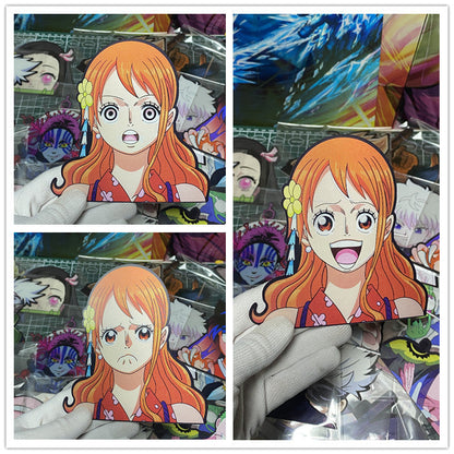 Luffy / Zoro / Nami 3D Gradient Stickers