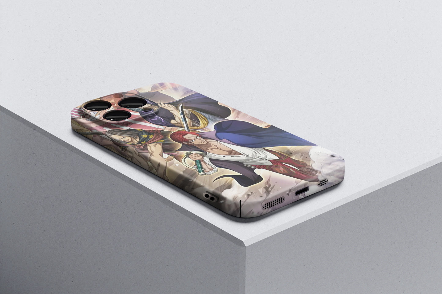 Shanks And The Red Haired Legends | One Piece 3D Printed Anime Phone Case