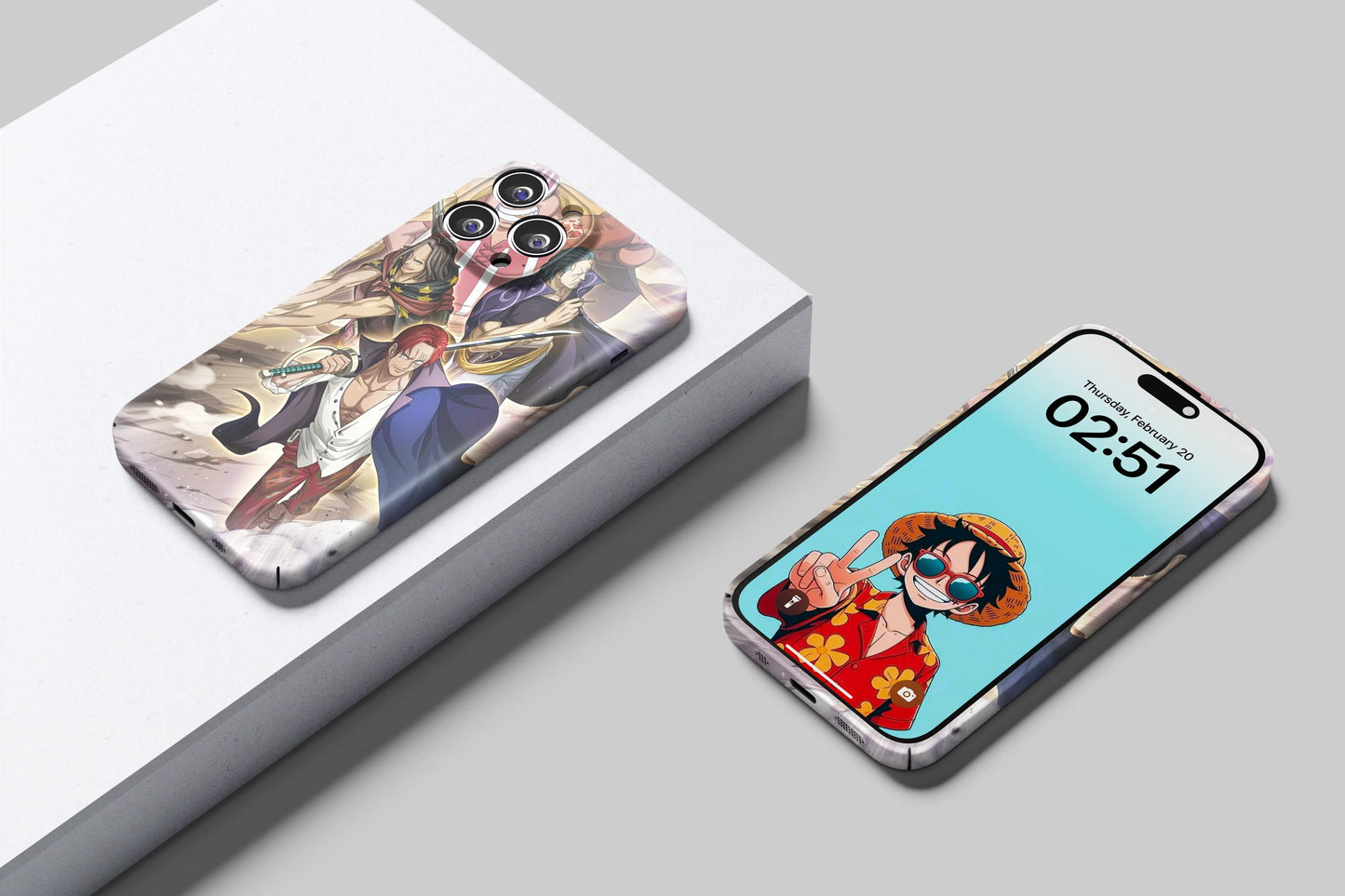 Shanks And The Red Haired Legends | One Piece 3D Printed Anime Phone Case