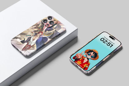 Shanks And The Red Haired Legends | One Piece 3D Printed Anime Phone Case