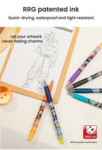 Stylo bille Goku/Vegeta Cool Push - Ressentez la puissance de l'anime en écrivant