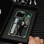 Coque Luffy/Zoro en silicone antichoc pour iPhone