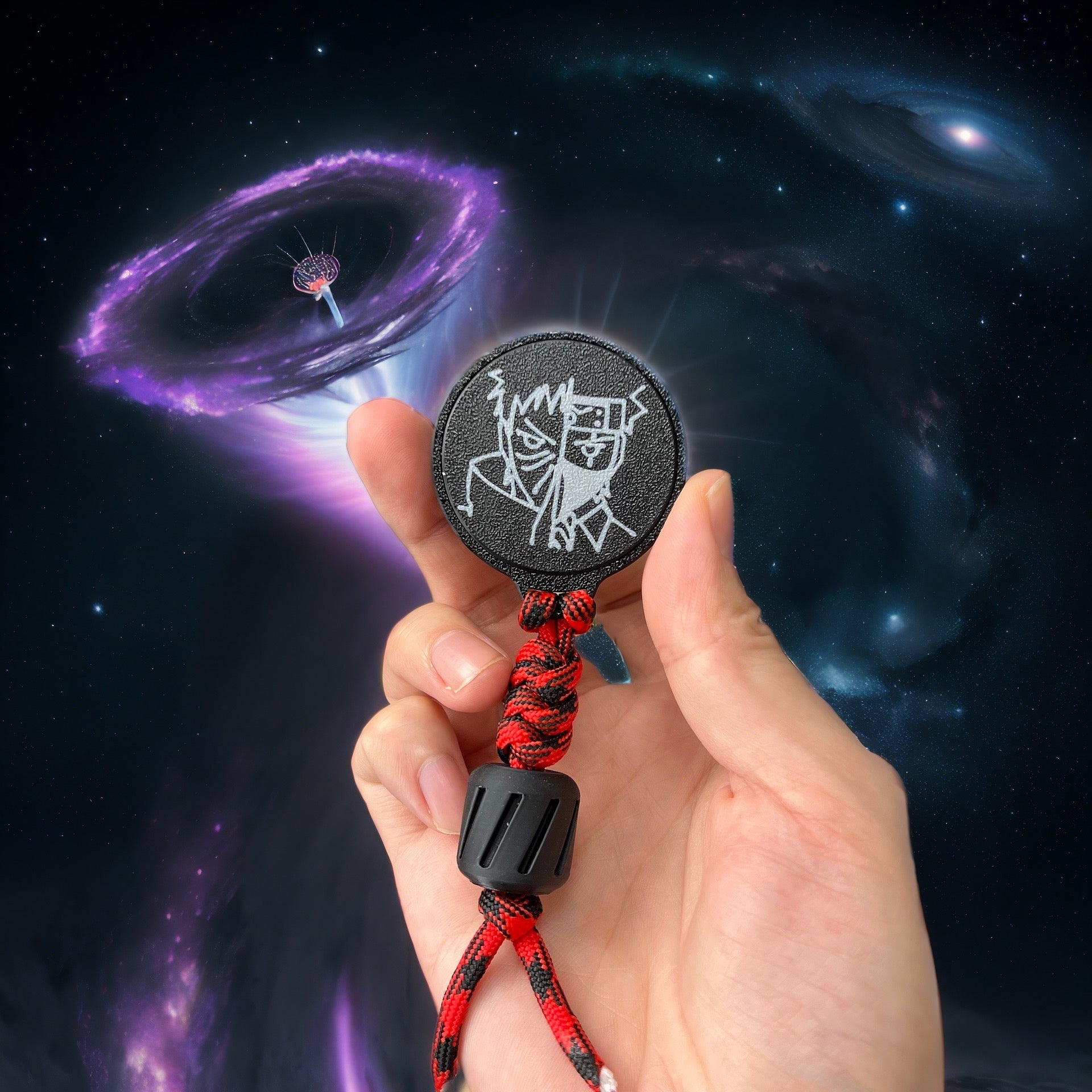 Itachi/Obito/Gaara Fire Shadow Ninja - Cartes poussoirs EDC inspirées pour le soulagement du stress