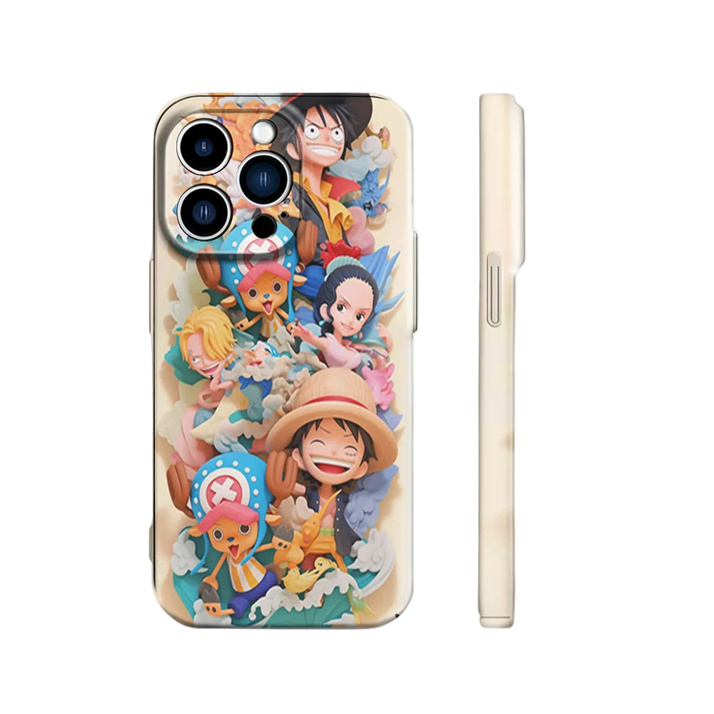 Straw Hat Pirates The cutest Crew | One Piece 3D Printed Anime Phone Case