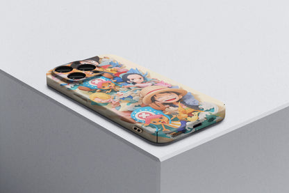 Straw Hat Pirates The cutest Crew | One Piece 3D Printed Anime Phone Case