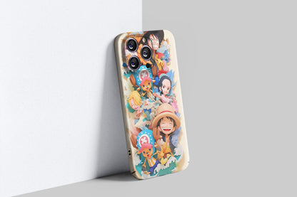 Straw Hat Pirates The cutest Crew | One Piece 3D Printed Anime Phone Case