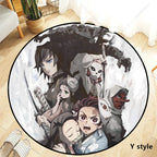 Tapis de maison Kamado Tanjirou fait à la main, écologique, antidérapant et confortable