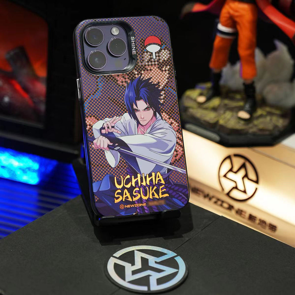 Coque de téléphone antichoc en silicone Itachi/Sasuke/Kakashi pour iPhone