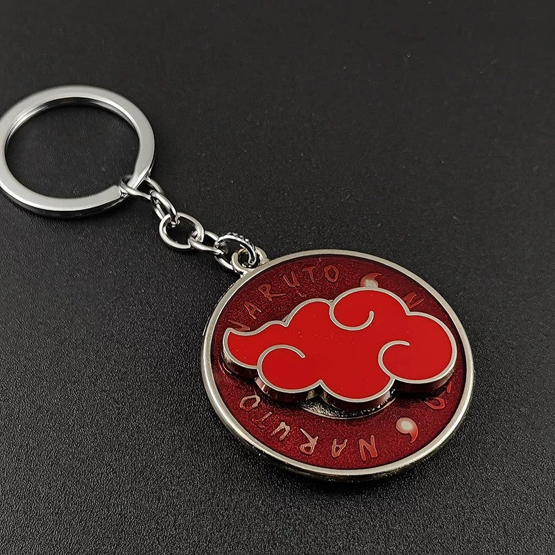 Porte-clés rotatif Sharingan Naruto - Jouet Fidget Spinner Uchiha Anime