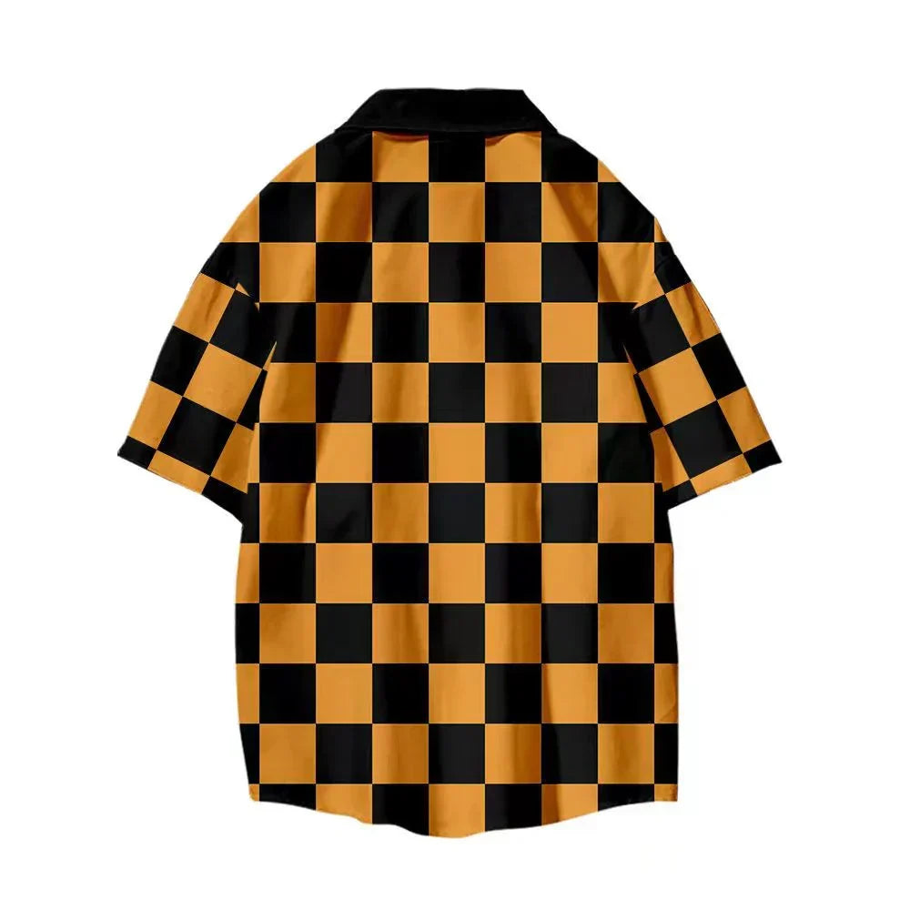 T-shirt Tanjirou/Nezuko, nouveauté été, coupe ample, chemise COS imprimée, tendance jeune décontractée, polyvalente