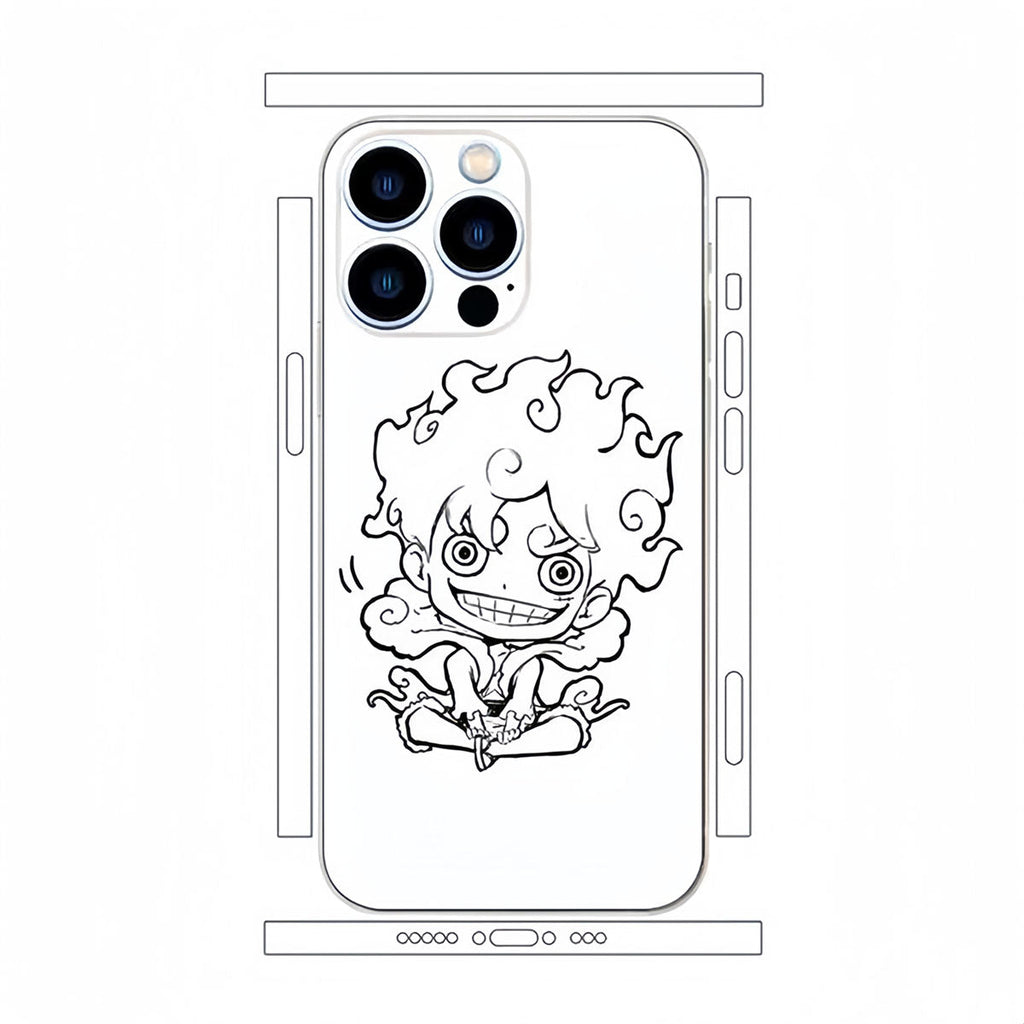 Luffy iPhone cell phone back film beautiful pattern sticker