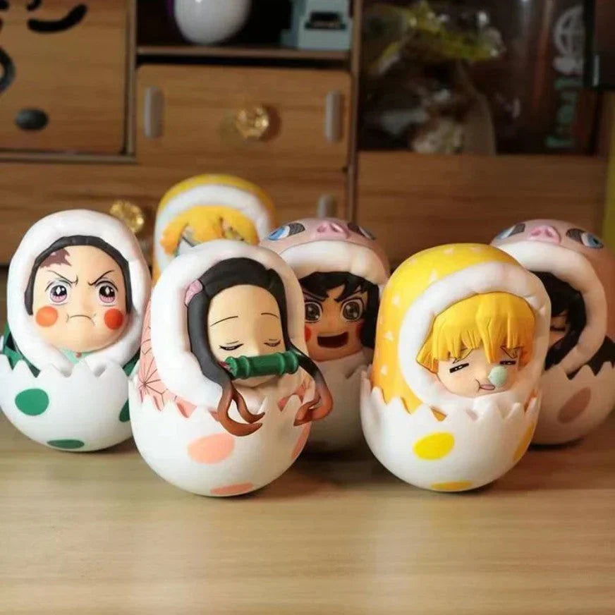 Jouets de décompression pour gobelets Tanjirou/Nezuko/Zenitsu/Inosuke