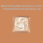 Luffy/Zoro role logo metal keyboard cap