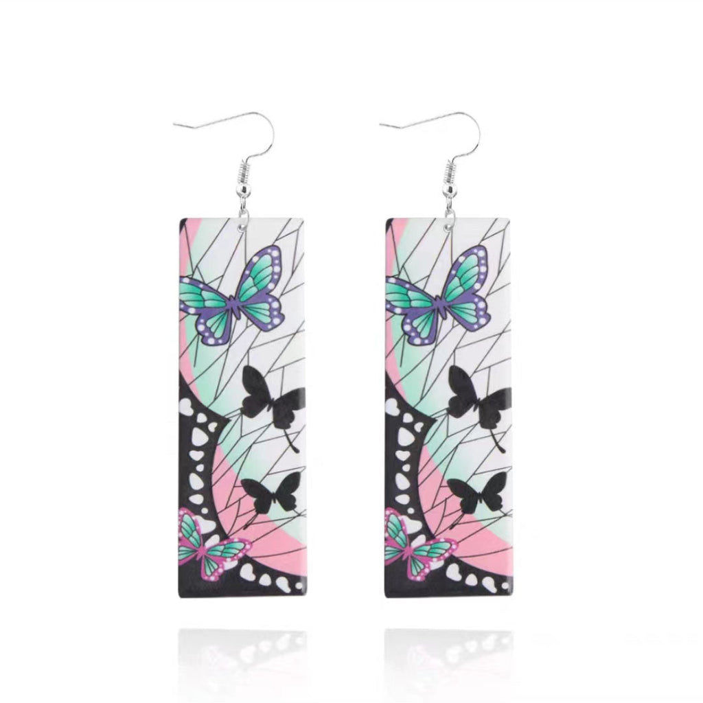 Magnifiques boucles d'oreilles Tanjirou/Nezuko pour un charme unique