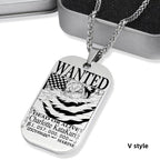 Collier de primes de personnages en titane Luffy/Zoro/Nami/Sanji